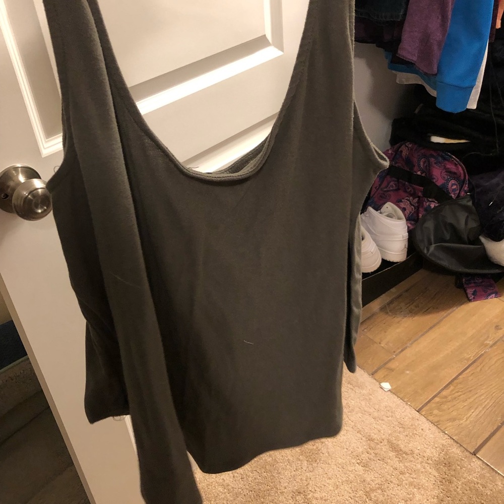 Hunter green tank top